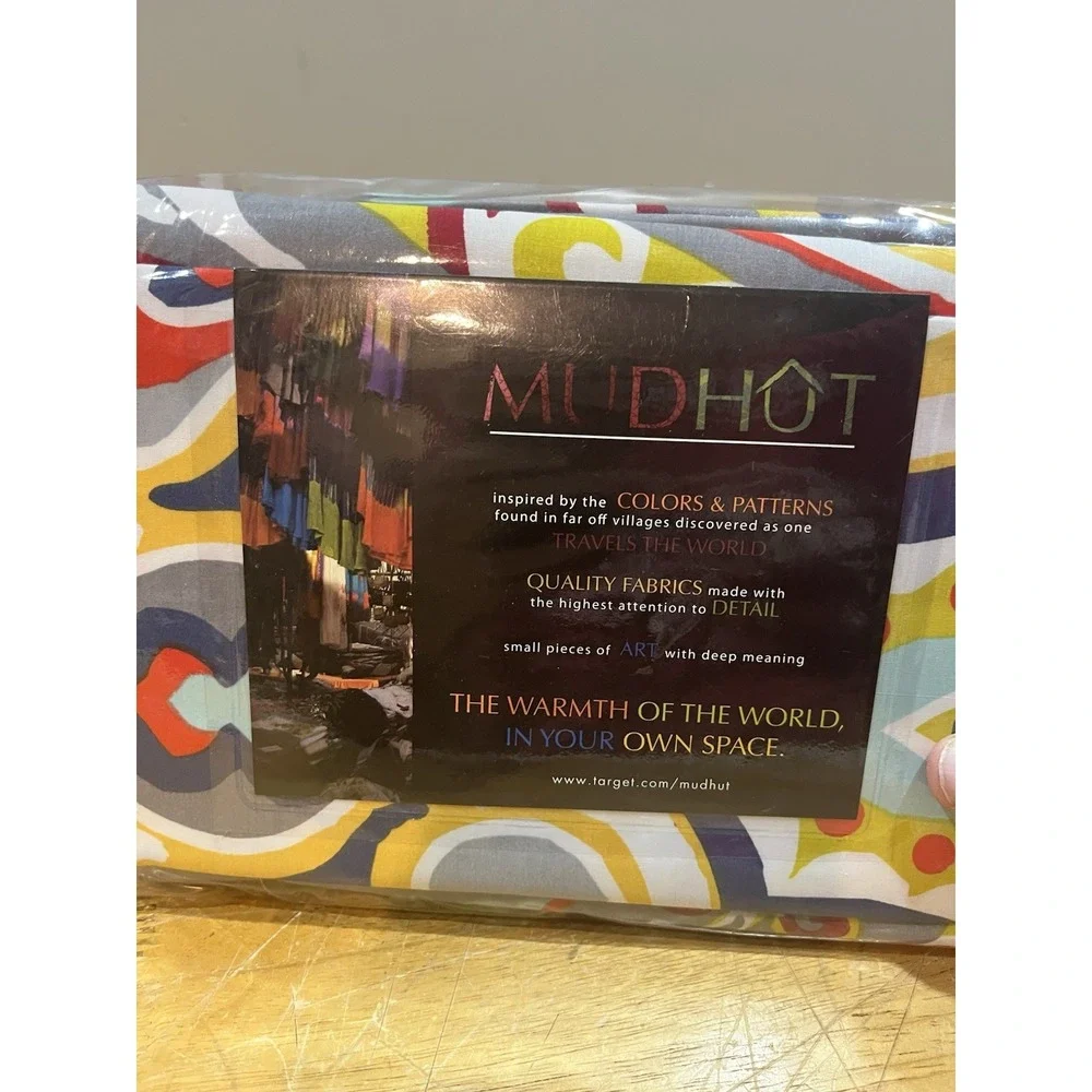 MudHut For Target‎ Imani  Curtain Panel Sealed Colorful (2) 55x84